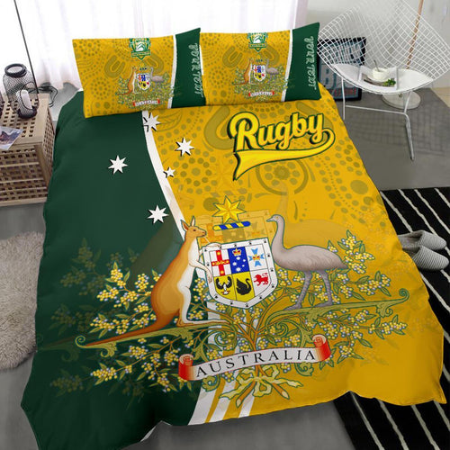 personalised-bedding-set-australia-coat-of-arm-in-rugby-style