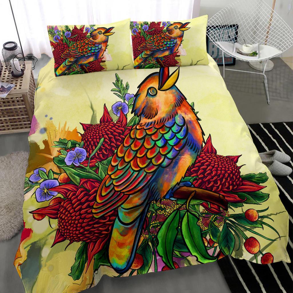 bedding-set-australia-kookaburra-with-waratah
