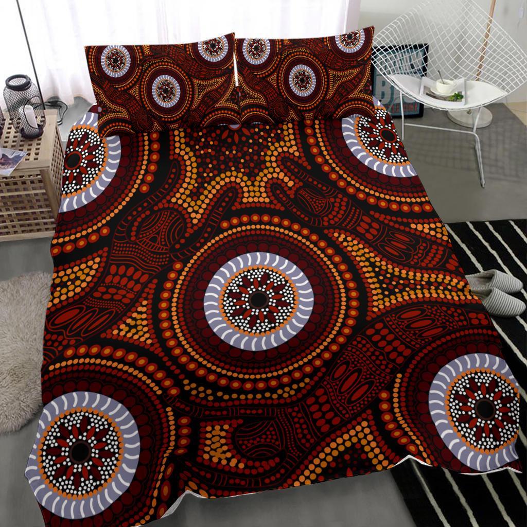 aboriginal-bedding-set-aboriginal-human-dot-painting-art