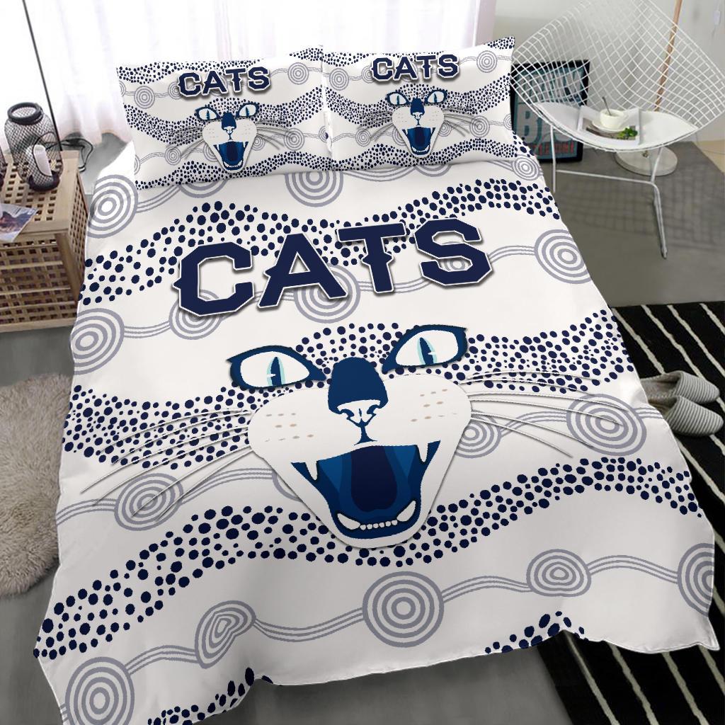 geelong-bedding-set-cats-indigenous-white