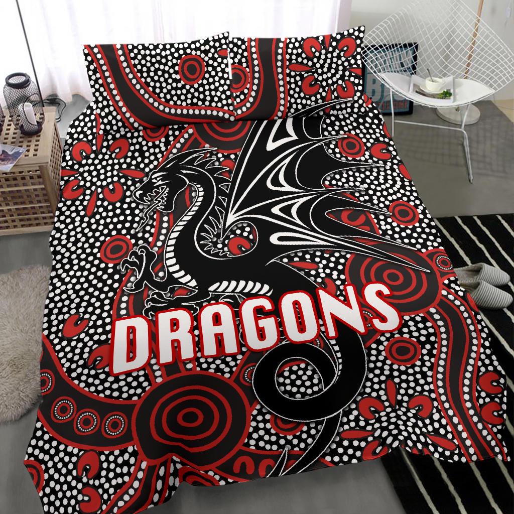 st-george-dragons-bedding-set-unique-indigenous
