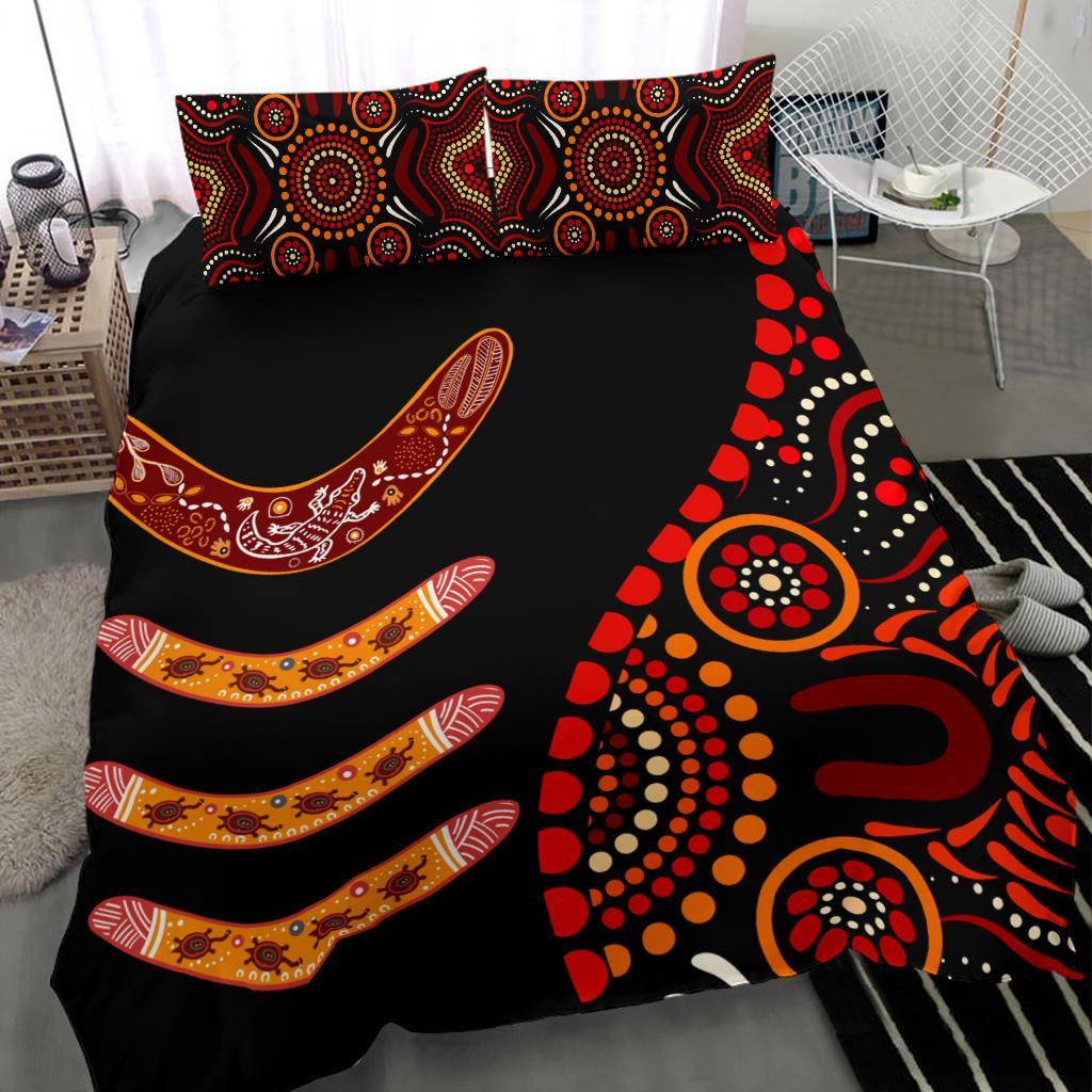 aboriginal-bedding-set-aboriginal-boomerangs-with-dot-painting-pattern