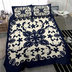 turtle-with-hibiscus-royal-navy-bedding-set-palm-leaf