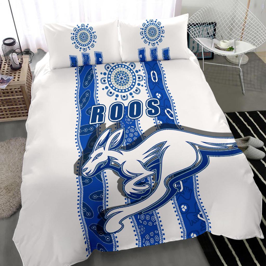 melbourne-kangaroos-bedding-set-indigenous-north-roos-white