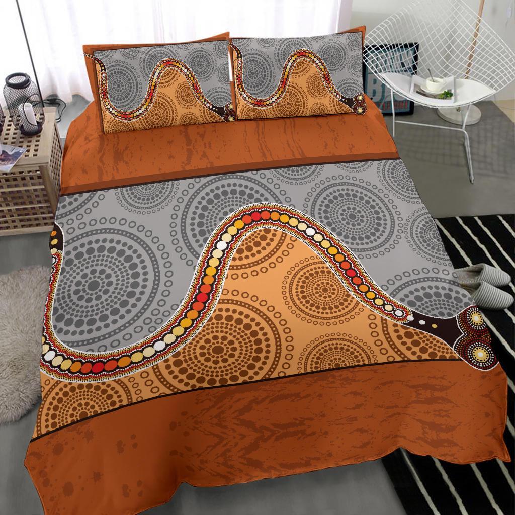 aboriginal-bedding-set-indigenous-snake