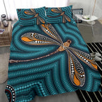 aboriginal-bedding-set-indigenous-dragonfly