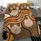 aboriginal-bedding-set-indigenous-snake-vintage-stye