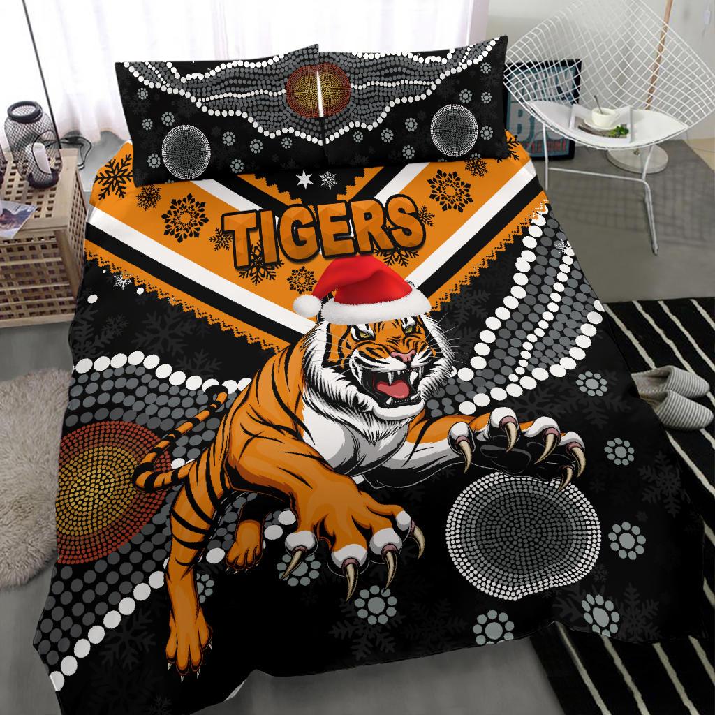 wests-christmas-bedding-set-tigers-indigenous