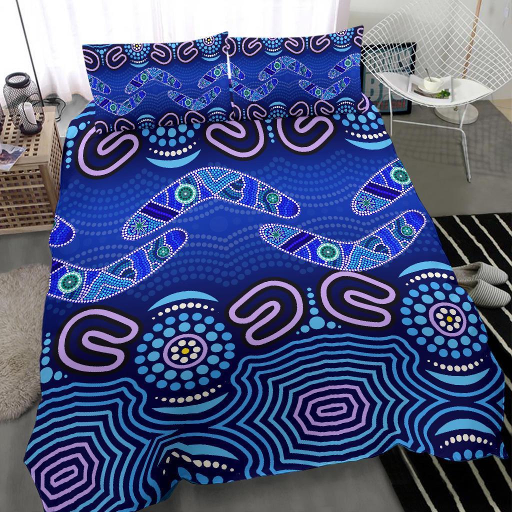 aboriginal-bedding-set-boomerangs-and-dot-painting-art-ver02