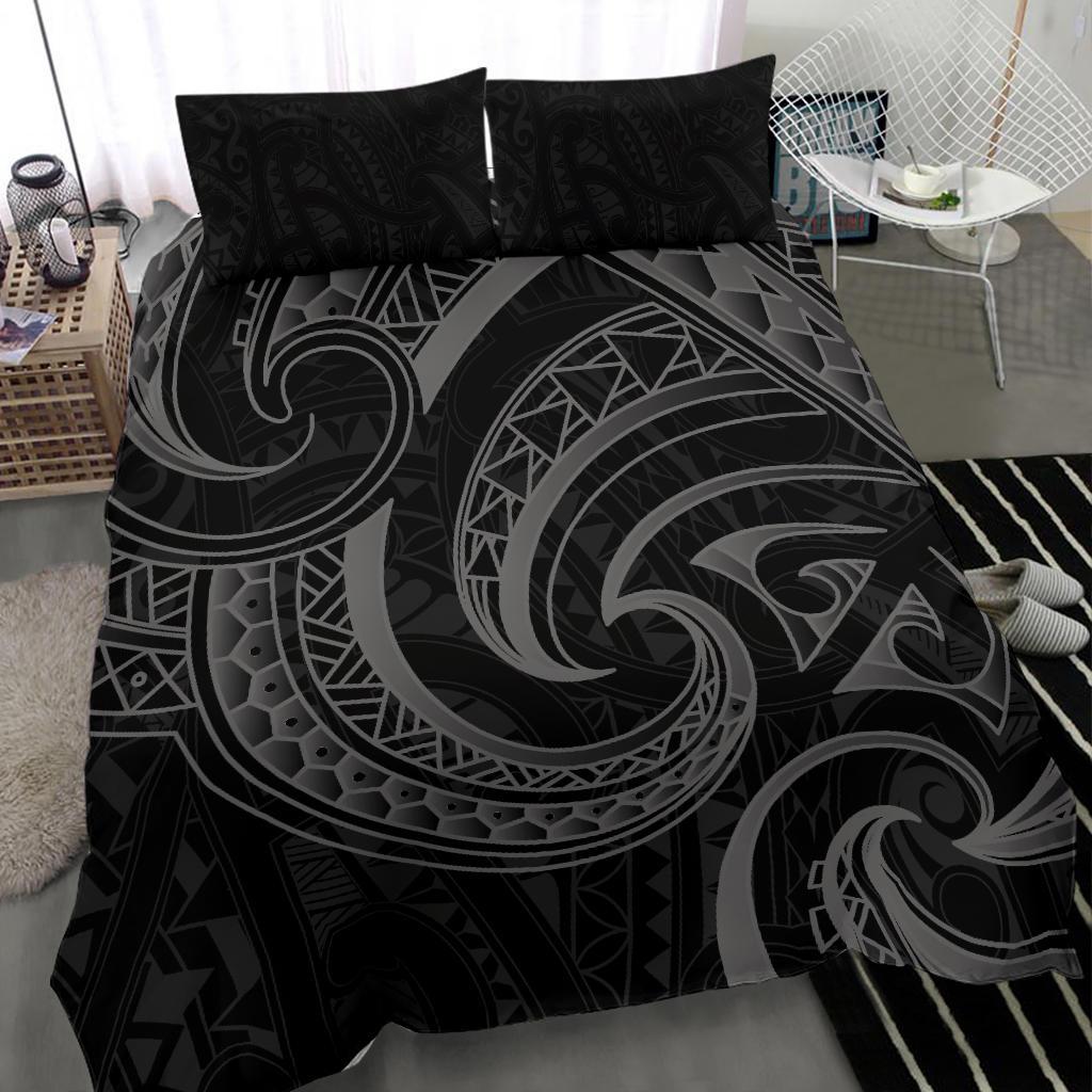 new-zealand-maori-mangopare-bedding-set-polynesian-black
