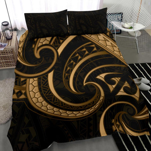 new-zealand-maori-mangopare-bedding-set-polynesian-gold