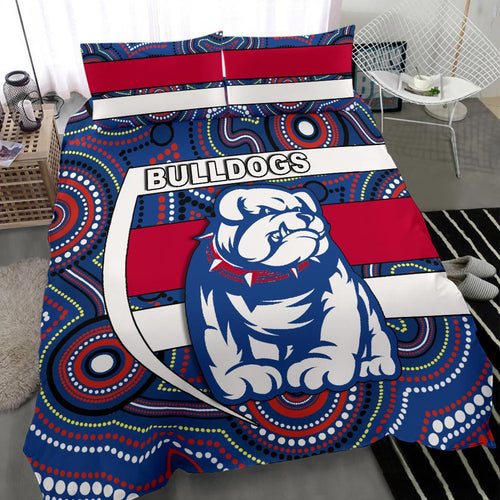 western-football-bulldogs-bedding-set-redamancy-indigenous-australian