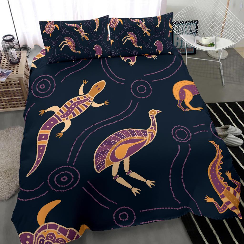 bedding-set-indigenous-animals-patterns