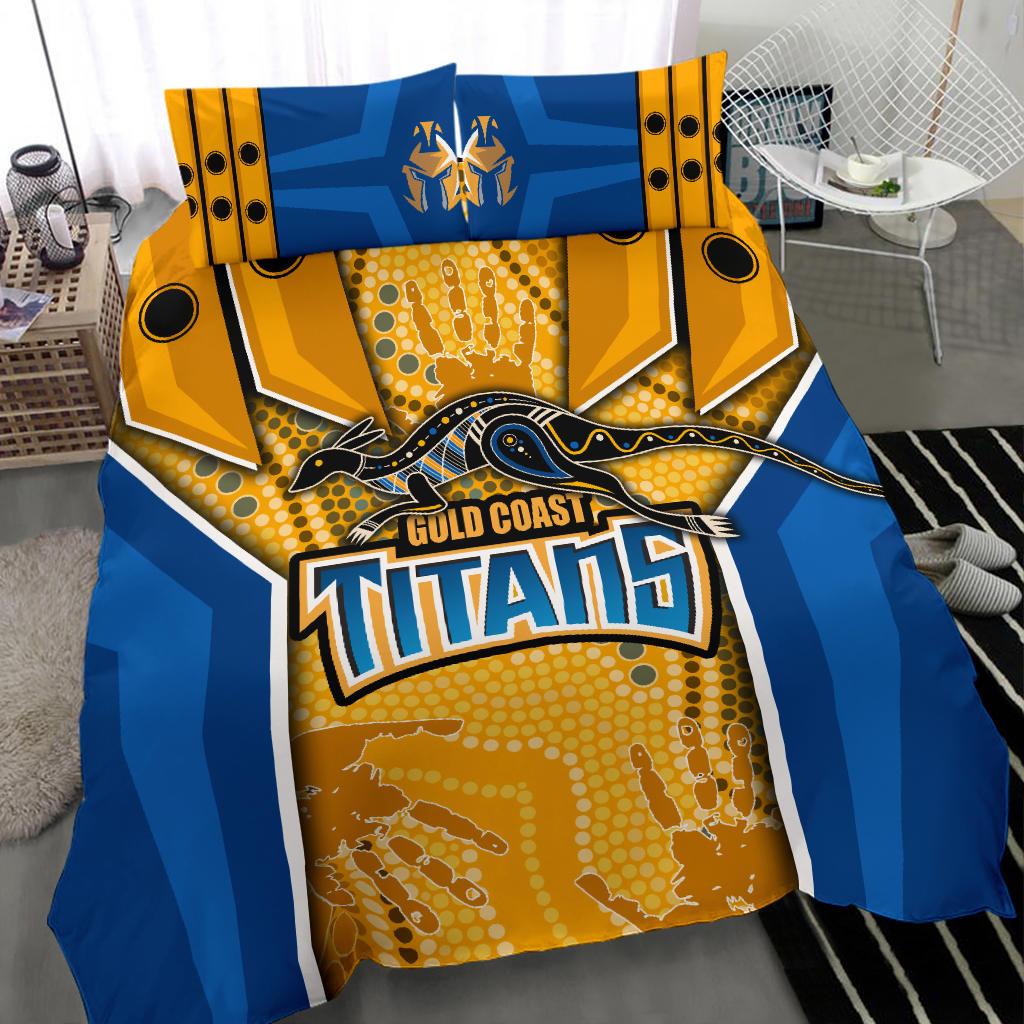 titans-bedding-set-gold-coast-aboriginal-armor-version