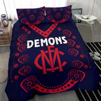melbourne-demons-indigenous-bedding-set-football