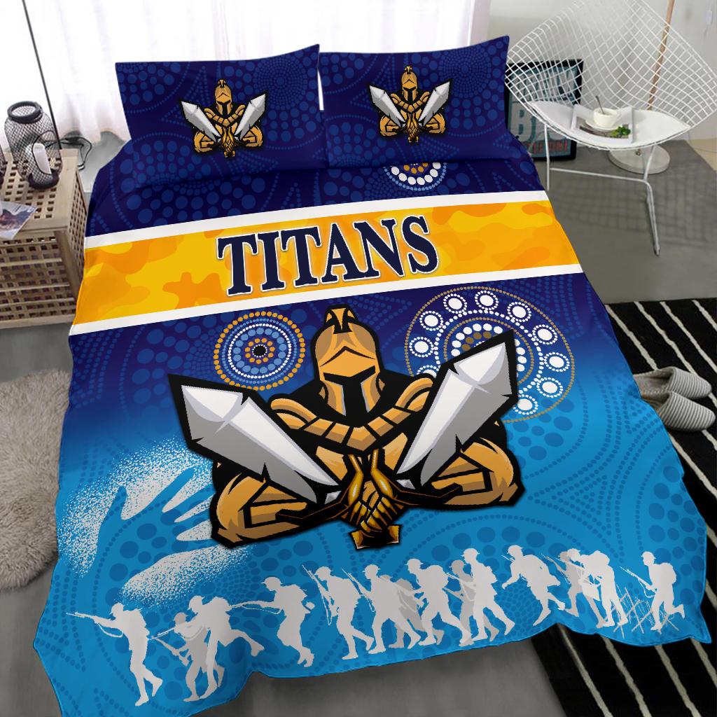 gold-coast-bedding-set-titans-gladiator-anzac-day-2021-version-indigenous