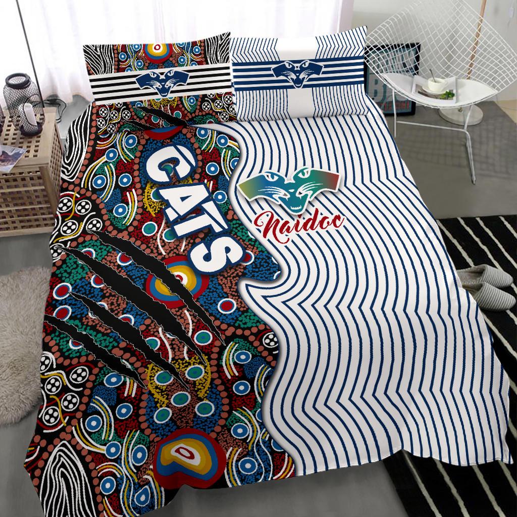 geelong-naidoc-week-bedding-set-cats-indigenous-version-special