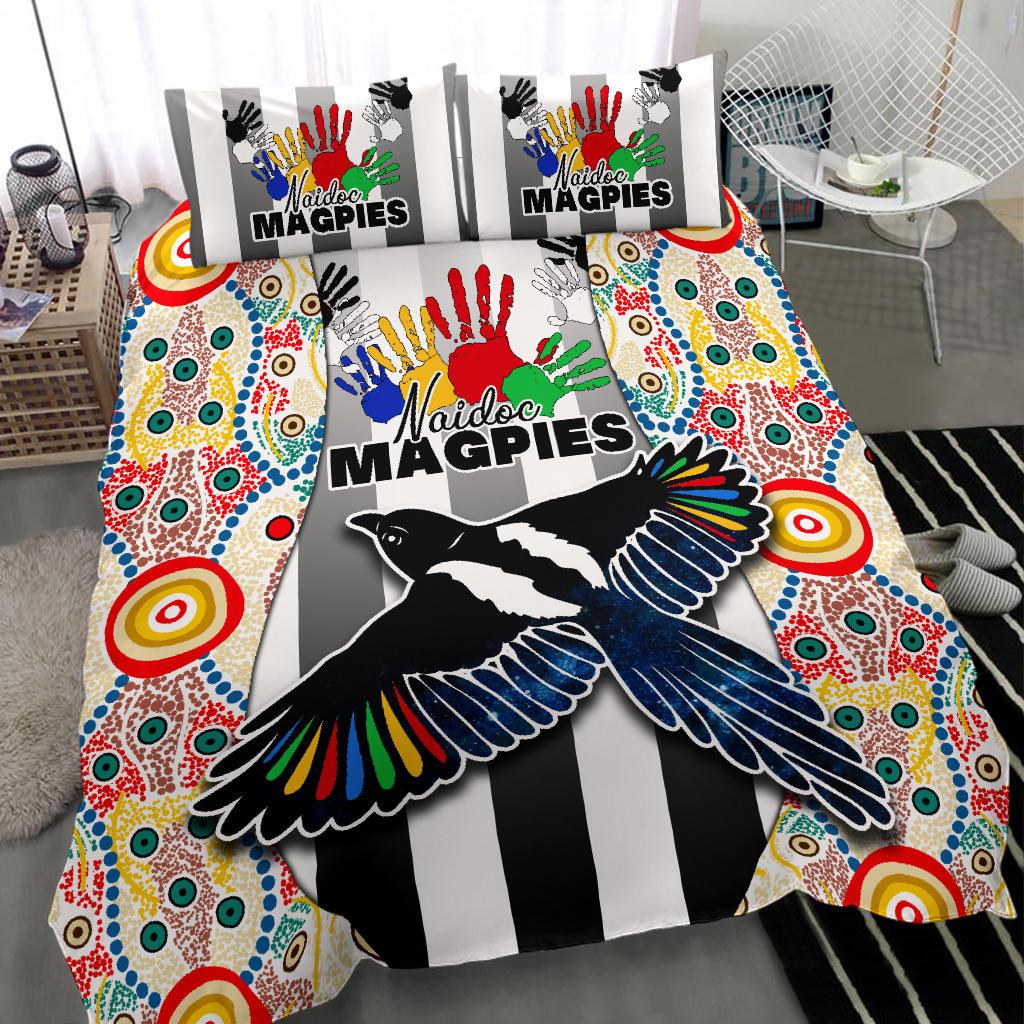magpies-naidoc-week-bedding-set-collingwood-modern-style