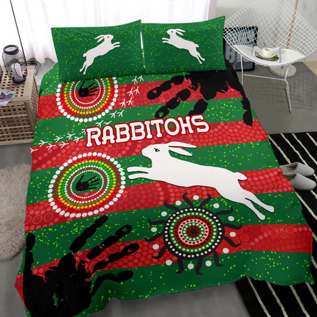 naidoc-rabbitohs-bedding-set-aboriginal-vibes
