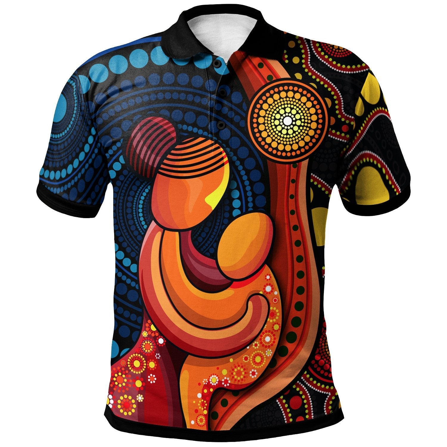 polo-shirt-aboriginal-mother-and-son