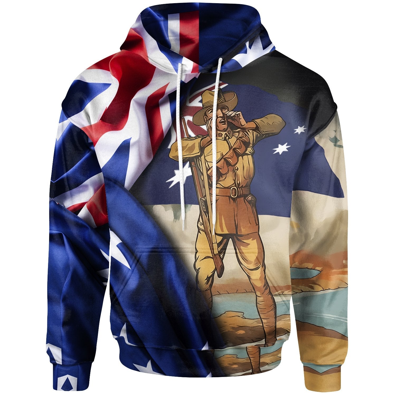 australia-hoodie-anzac-day-soldier-calling