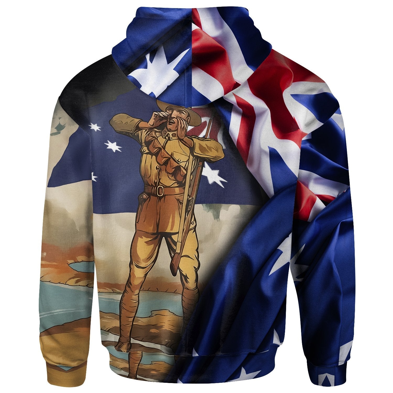 australia-hoodie-anzac-day-soldier-calling