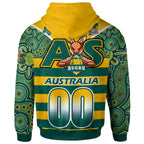 australian-rugby-sevens-mens-squad-hoodie-custom-kangaroo-mascot-rugby-aboriginal-lines-style-hoodie
