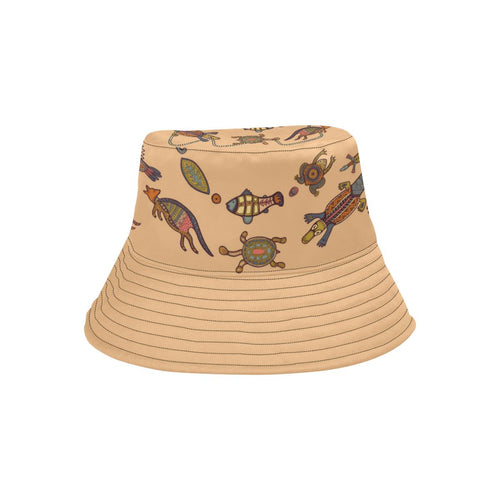 aboriginal-bucket-hat-kangaroo-turtle-crocodile-australian-animals