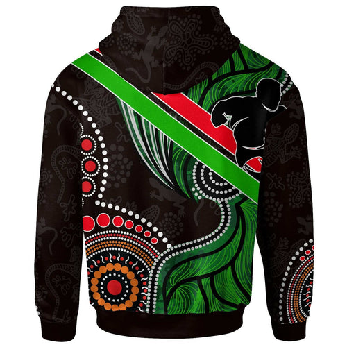 rabbitohs-rugby-hoodie-custom-rabbitohs-aboriginal-dreaming-patterns-australia-culture-hoodie