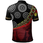 custom-text-breakout-polo-shirts-aboriginal-flags-dot-acrylic-paint-style-naidoc-unisex