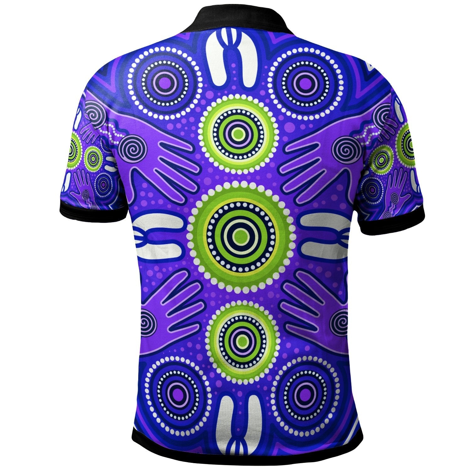 polo-shirts-aboriginal-family-with-dot-painting-art