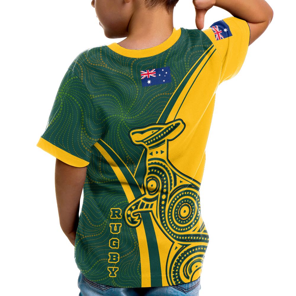 rugby-kid-t-shirt-australian-rugby-kangaroo-aboriginal-patterns