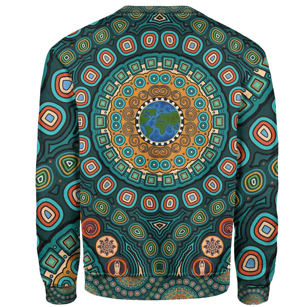 sweaters-aboriginal-green-dot-painting-with-earth