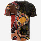 t-shirts-aboriginal-snake-with-dot-painting