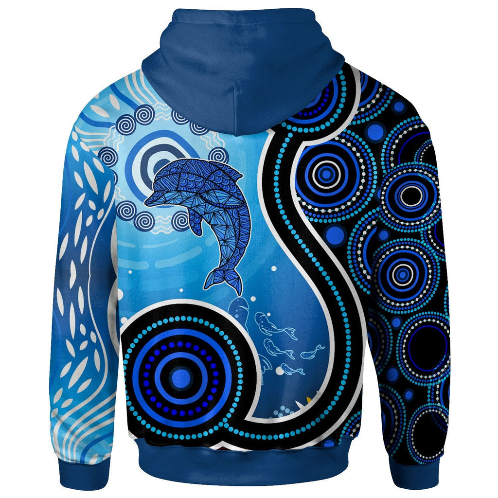 aboriginal-hoodie-dolphin-and-aboriginal-dot-patterns