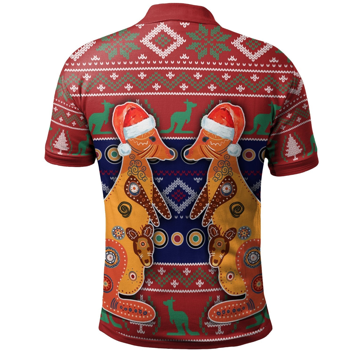 christmas-polo-mother-kangaroo-in-christmas