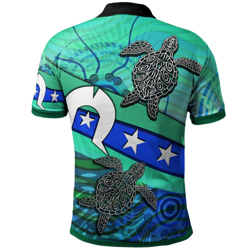 personalised-polo-shirt-torres-strait-flag-and-turtle