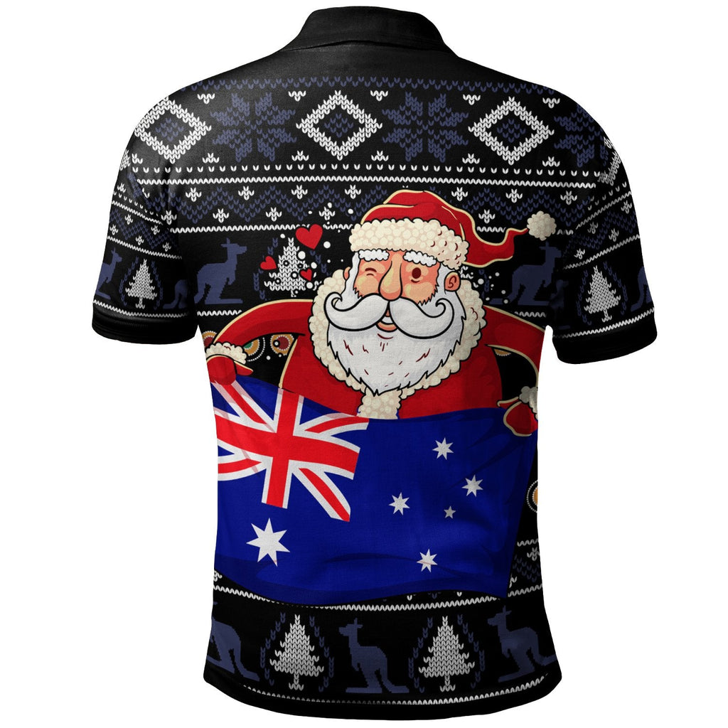 christmas-polo-shirt-australia-santa-claus-hold-the-flag-black
