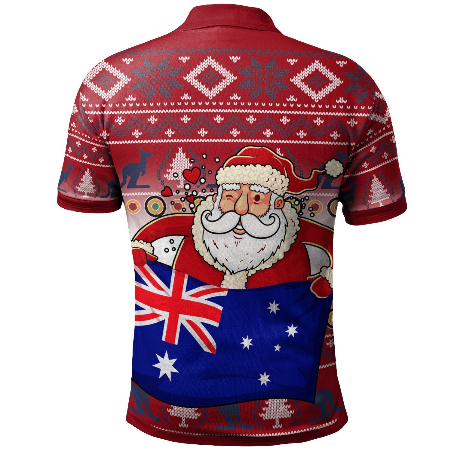 christmas-polo-shirt-australia-santa-claus-hold-the-flag-red