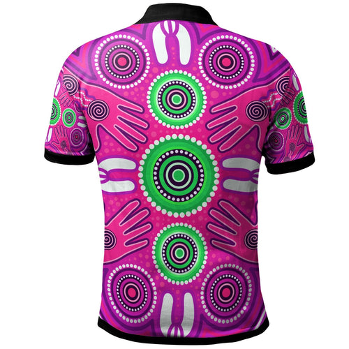 polo-shirts-aboriginal-family-with-dot-painting-art-1