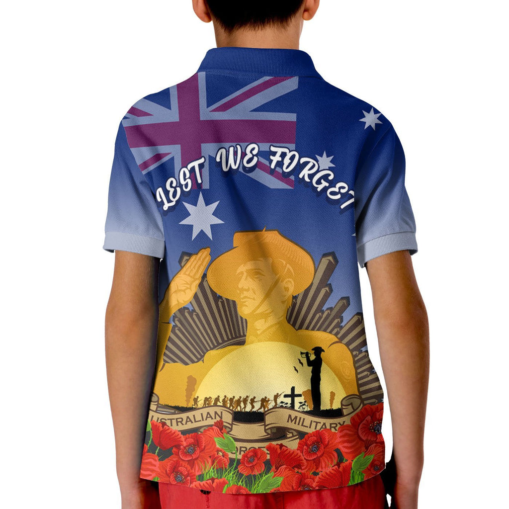 kid-polo-shirt-australia-anzac-day-2020-and-soldiers