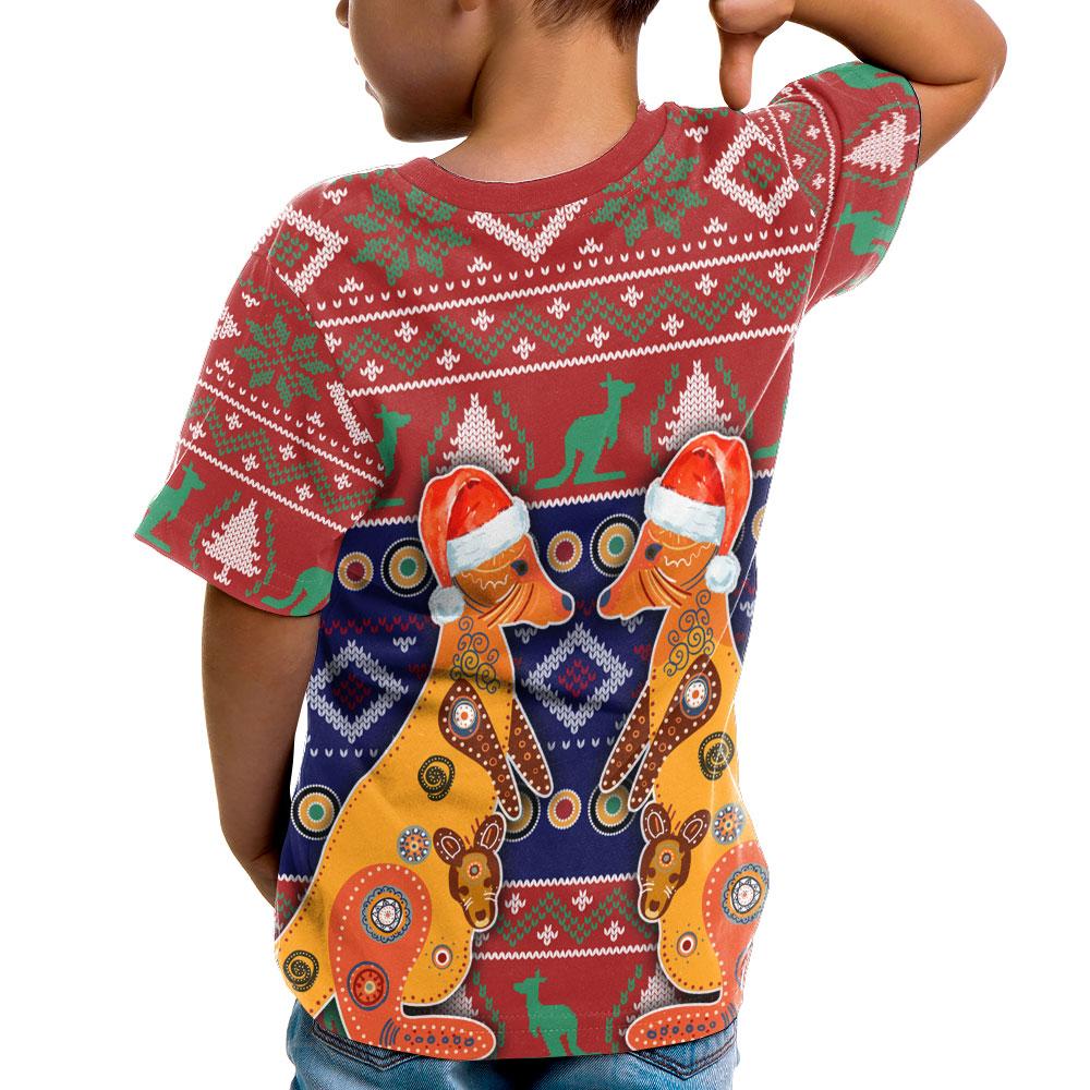 kid-christmas-t-shirt-mother-kangaroo-in-christmas