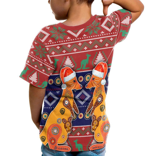 kid-christmas-t-shirt-mother-kangaroo-in-christmas