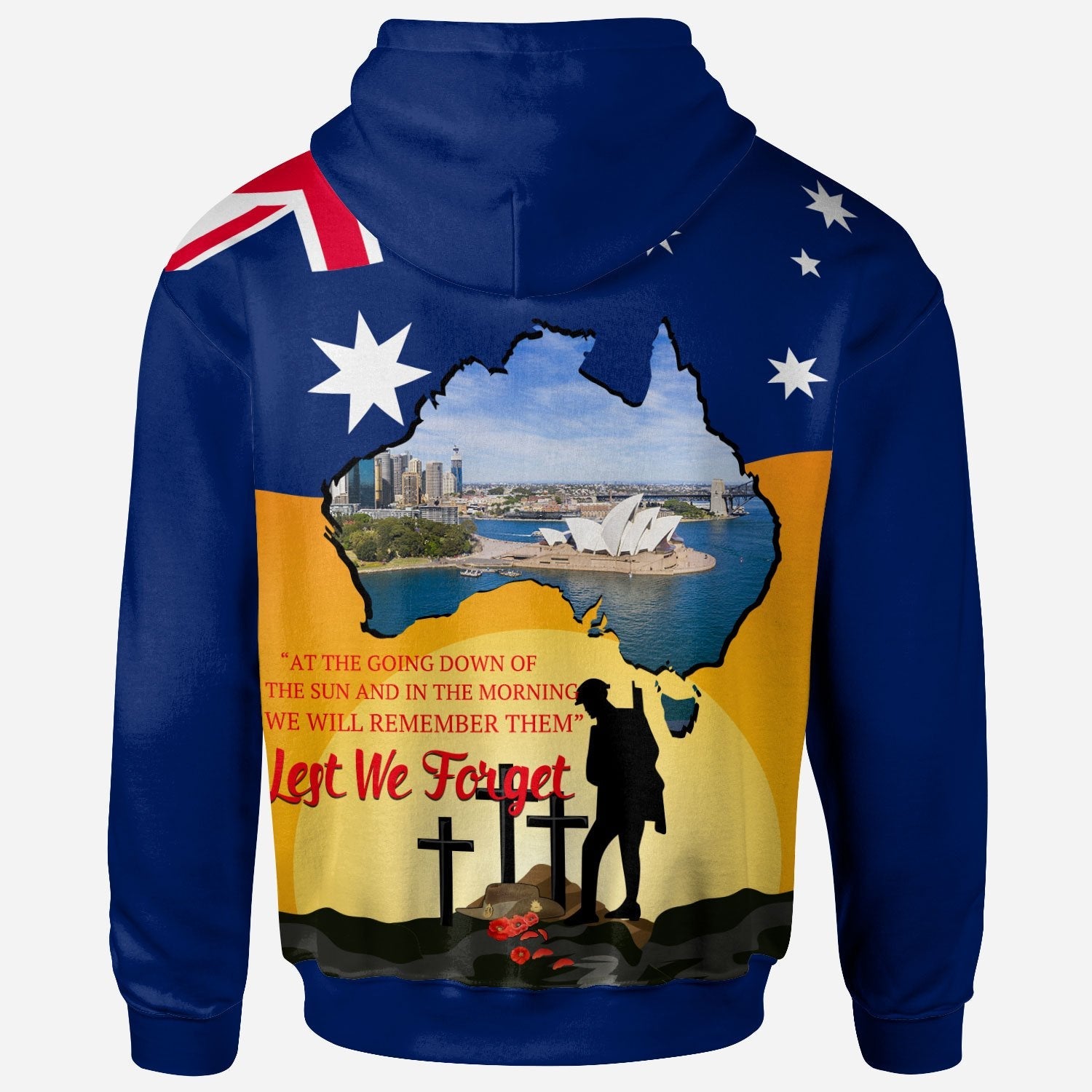 anzac-day-hoodie-todays-peace-is-yesterdays-sacrifice