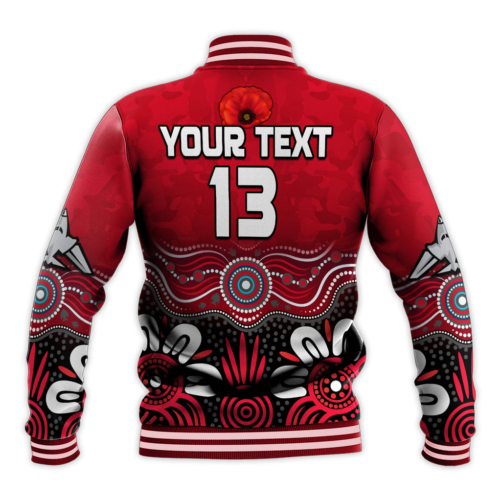 custom-text-and-number-bombers-anzac-2022-baseball-jacket-essendon-football-aboriginal-remember-them
