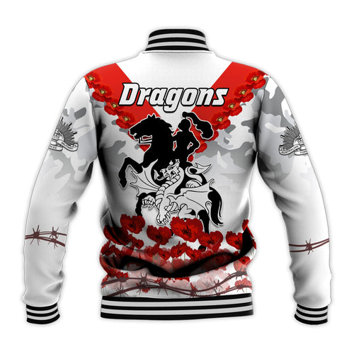custom-personalised-dragons-anzac-2022-baseball-jacket-we-will-remember-them