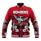 custom-text-and-number-bombers-anzac-2022-baseball-jacket-essendon-football-aboriginal-remember-them