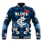 custom-text-and-number-blues-anzac-2022-baseball-jacket-carlton-football-aboriginal-poppy