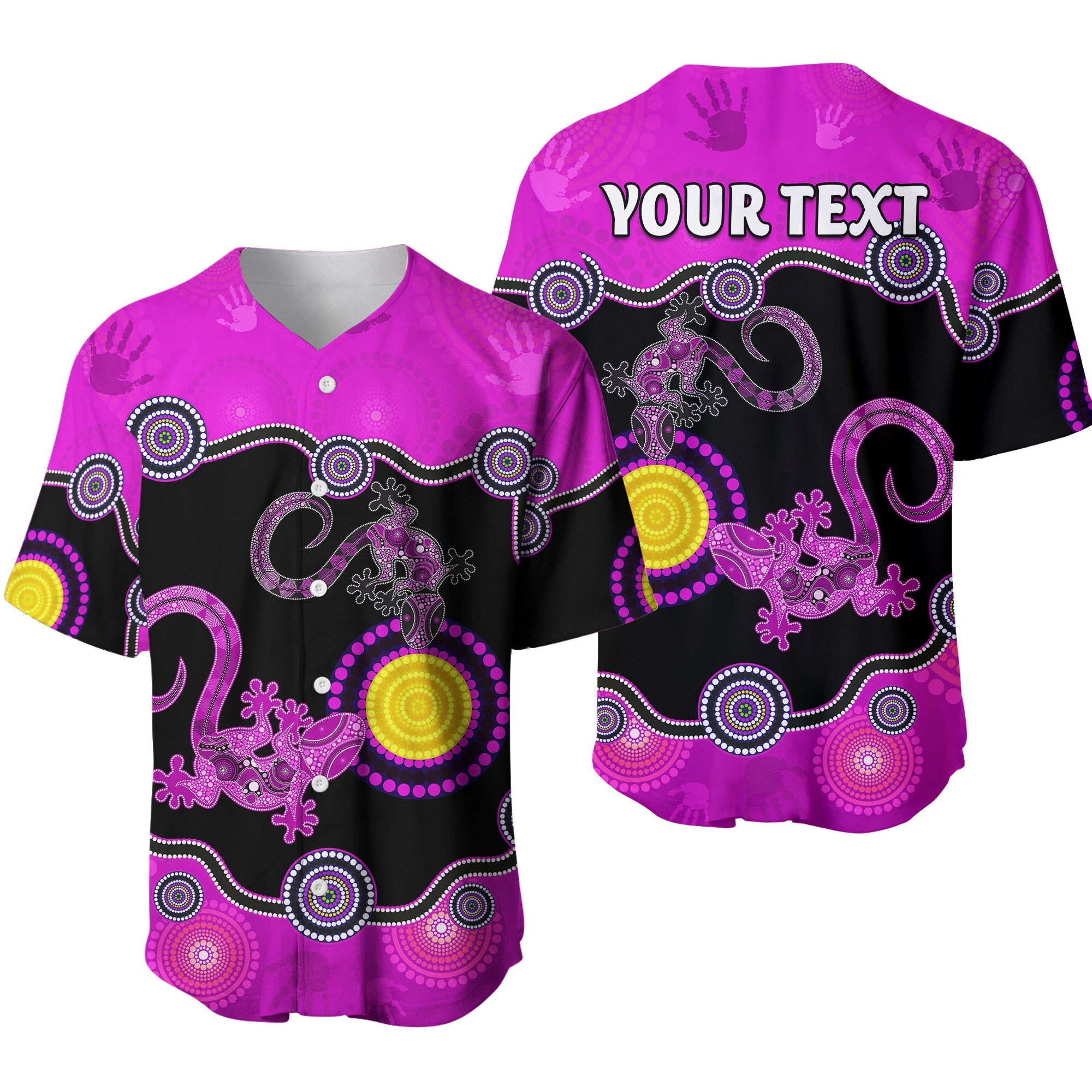 custom-personalised-aboriginal-lizard-baseball-jersey-attracted-australia-version-purple