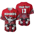 (Custom Text and Number) Bombers Anzac 2022 Baseball Jersey Essendon Football Aboriginal Remember Them LT13
